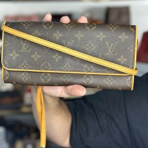 LV Rare Monogram East/West Crossbody / Clutch